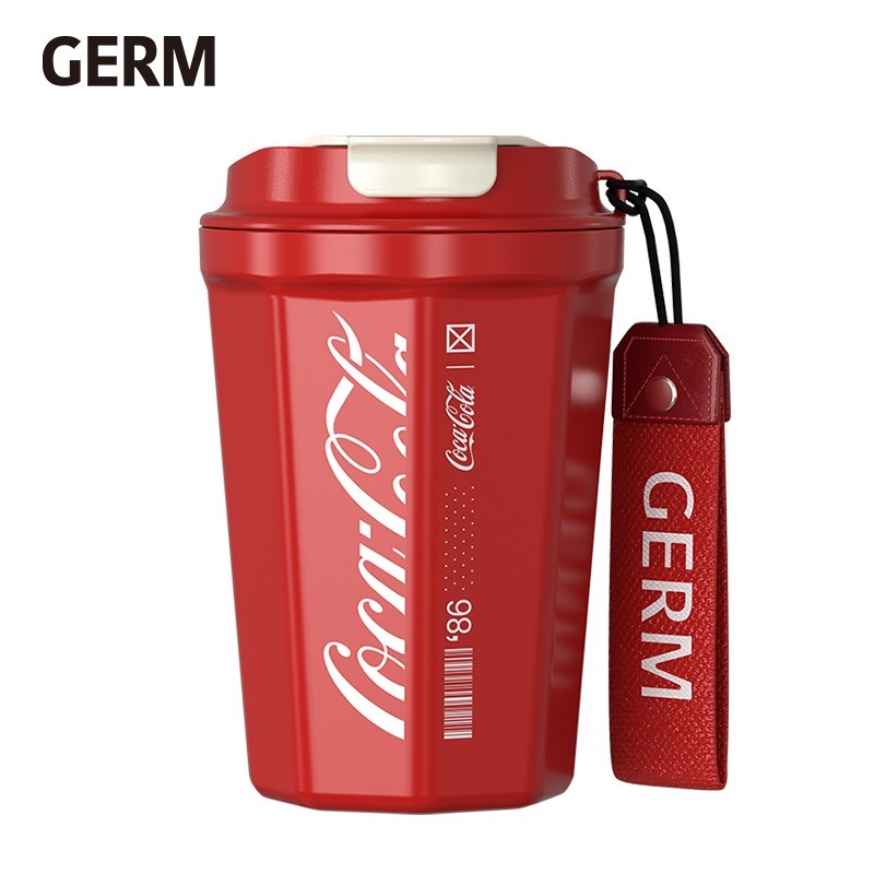 格沵可口可乐联名款菱形咖啡杯（红）GPS-2124VP-CCR