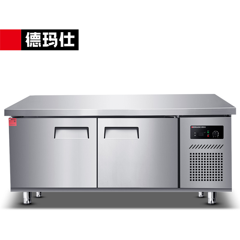New德玛仕 商用平冷操作台 冷柜冷冻厨房奶茶店冰箱双温保温柜
