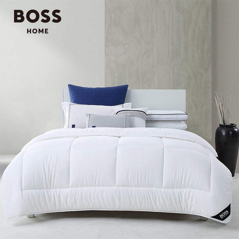 HUGO BOSS压花LOGO纤维被200×230cm，HBXW-050