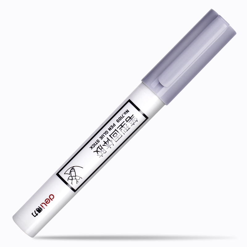 得力7109笔型固体胶（混）2.2g(1+1)支/卡（24支）
