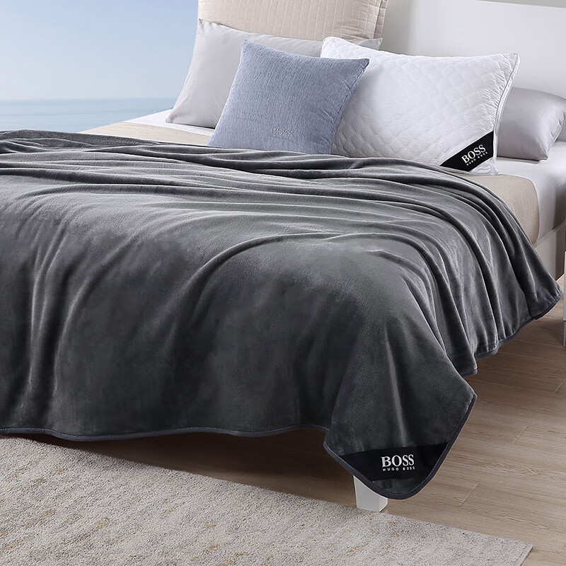 HUGO BOSS 加大休闲毯200×230cm，HBMT-018
